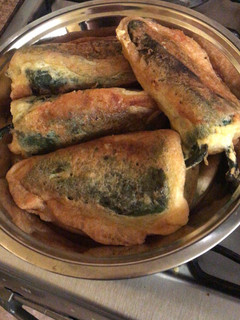 Una foto de Chiles rellenos de pollo
