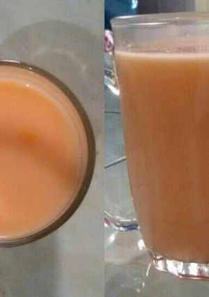 Foto resep Carrot Milk ala Thai tea