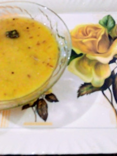 A picture of Moong ki dhuli Daal.