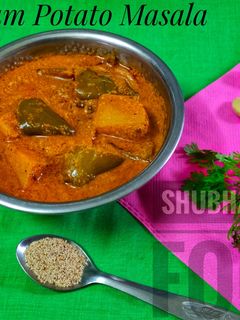 कॅप्सीकम पोटॅटो मसाला (capsicum potato masala recipe in marathi) रेसिपी चे मुख्य फोटो