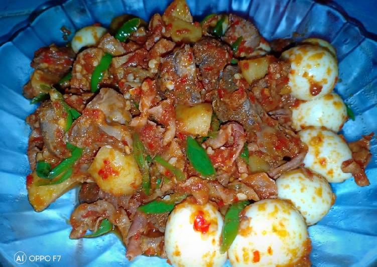 Resep Sambal merah ati ampela yang Lezat