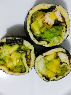 Foto resep Sushi telur avocado (tanpa nasi)