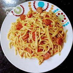 A picture of Yummy Spaghs.