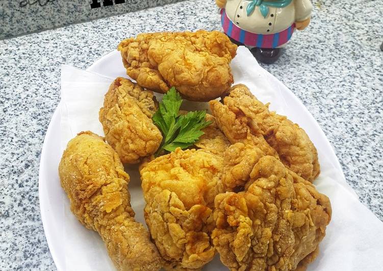 Cara Gampang Membuat Ayam Goreng ala KFC yang Lezat Sekali