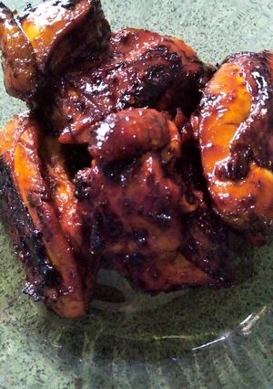 Foto resep Ayam panggang madu pedas