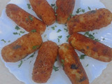 أصابع البطاطا والأرز
