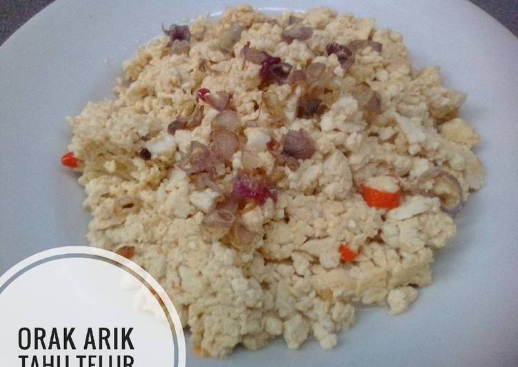 Orak Arik Tahu Telur #bikinramadanberkesan