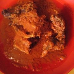 A picture of Duck meat stew.