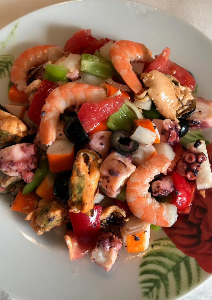Una foto de Salpicón o ensalada de marisco