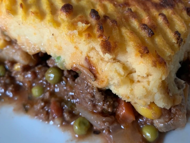 Easy Steps to Make Recipe Beef Pot Pie à la Shepherd’s Pie that is Can Pamper Your Tongue, Appealing}
