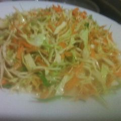 A picture of Jamaican cabbage salad#saladcontest.