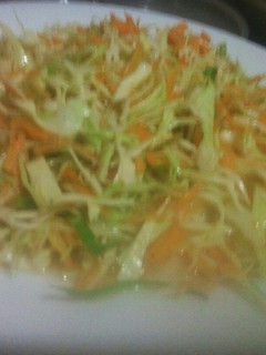 A picture of Jamaican cabbage salad#saladcontest.
