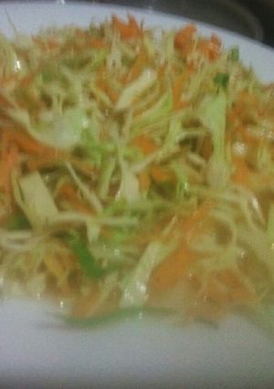 A picture of Jamaican cabbage salad#saladcontest.