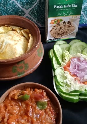 A picture of Vegetable parda biryani 🍲.