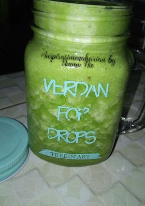 Foto resep Green smoothie (daun pokcoy n Nanas)