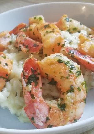 Une photo de Rizotto de crevettes 😍