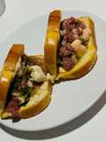 Brioche de steak tartar