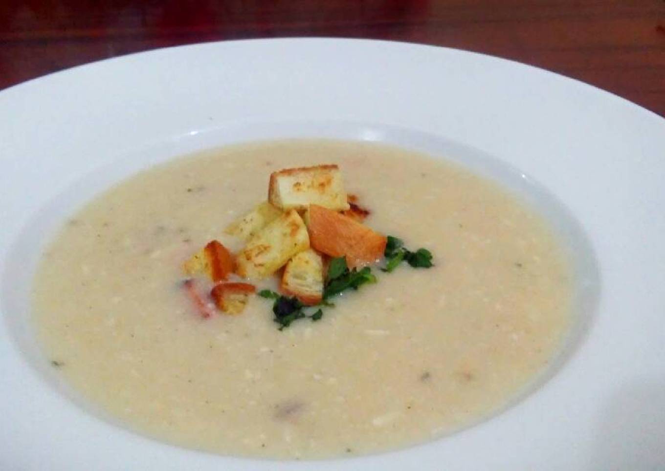 Potato cream soup