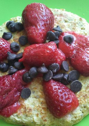 Una foto de Pancake de Nestum y avena🦋
