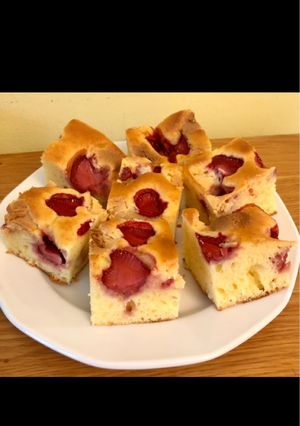 Epres-fehér csokis kevert süti recept fotója