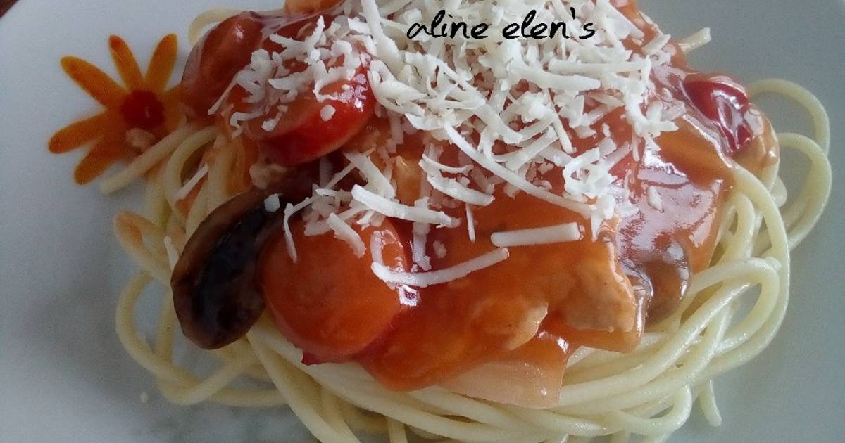Resep Spaghetti Bolognese Oleh Aline Elen S Cookpad
