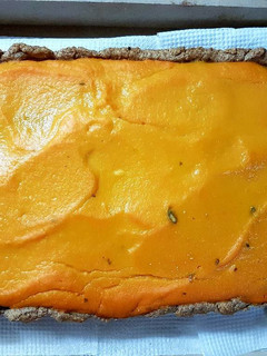 Una foto de Tarta de acelga y zapallo! ¡Dos colores!