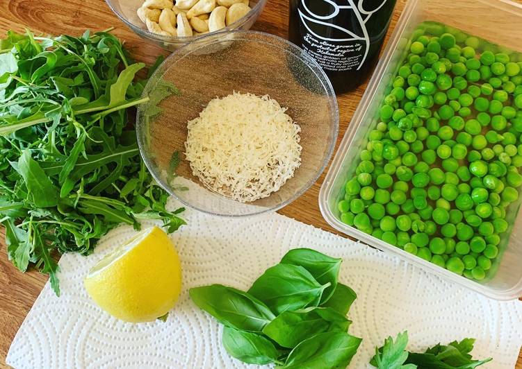 Recipe of Favorite Pea &amp; Rocket Pesto