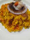 Arroz con pulpo y calamares