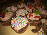 • Cupcakes de chocolate •