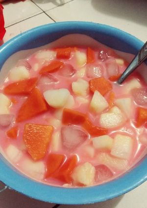 Foto resep Es timun suri dan pepaya
