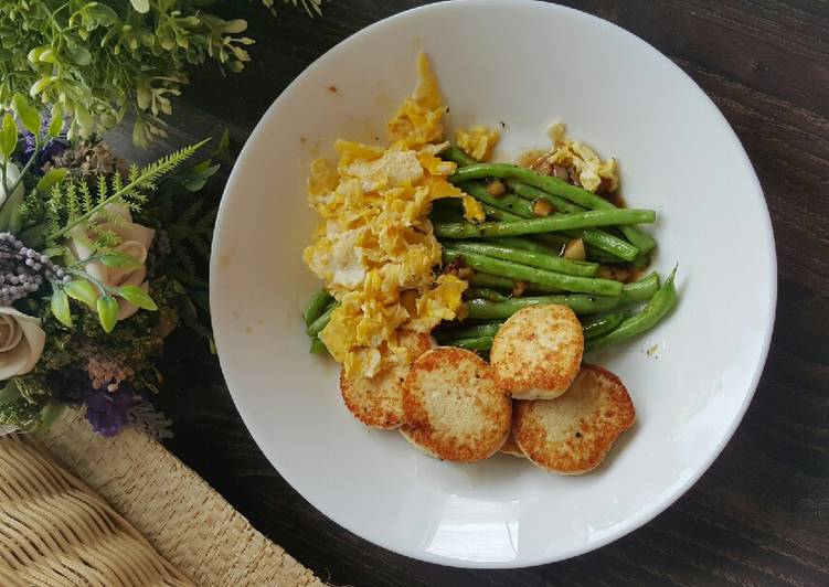 Tumis Buncis Tofu Telur