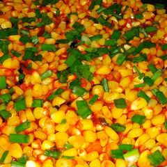 A picture of Shezwan Corn Chat/Shezwan Bhutta.