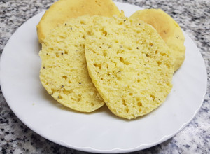 Una foto de Pan sin gluten en sartén 🍳