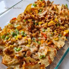 A picture of Baked Nachos.