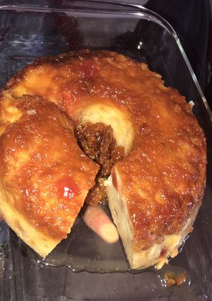 Una foto de Budín de pan