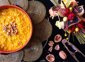 Foto di Porridge salato zucca e zafferano