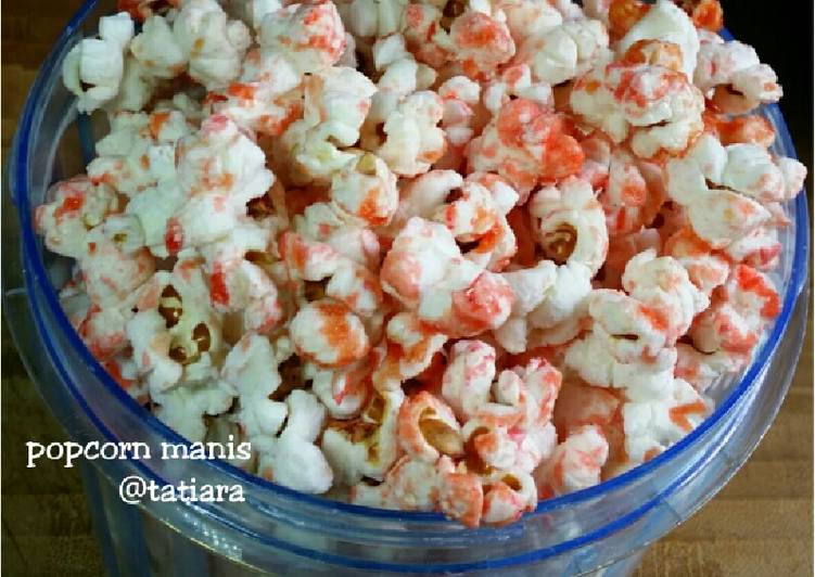 Cara Masak Popcorn Manis : Cara Membuat Popcorn Manis Dan Enak - Salah