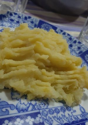 Una foto de Puré de papa y batata!!