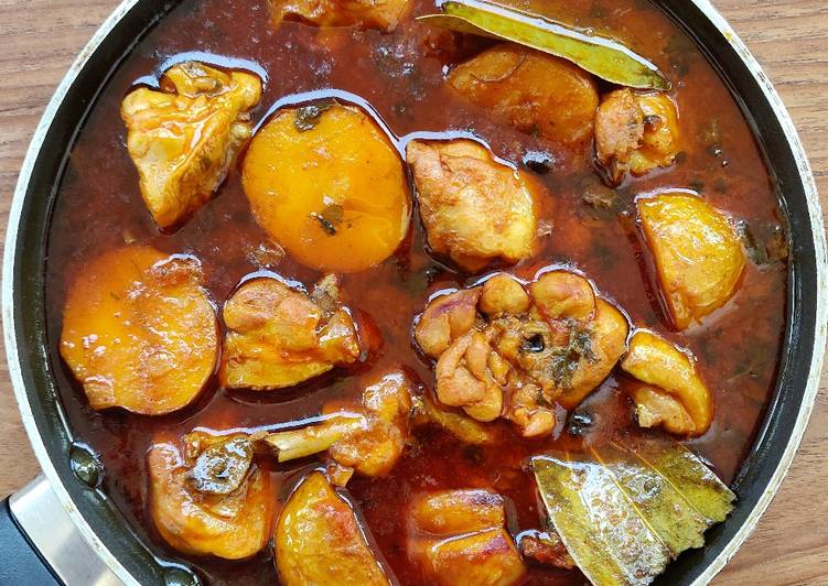 Recipe of Any-night-of-the-week Odia style chicken curry!