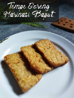 Foto resep Tempe Goreng (Bumbu Marinasi Bawang Putih Bubuk)