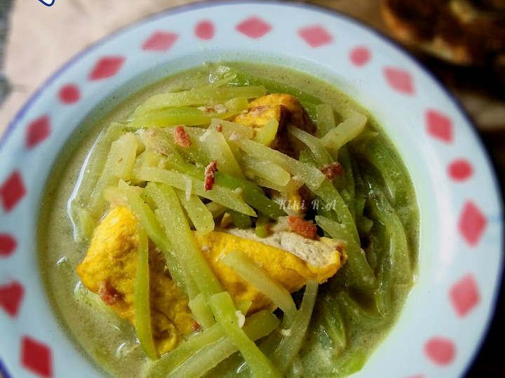 Ini dia! Cara  bikin Sayur Santan Labu Siam Tahu dijamin gurih