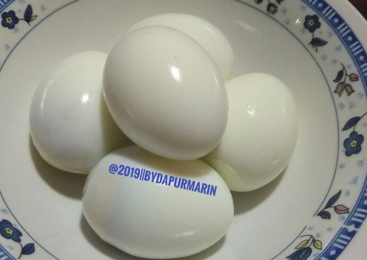 Resep 119. Telur Rebus Mulus Gampang di Kupas yang Enak