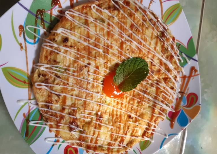 Cara mengolah Okonomiyaki sederhana ala Bu Elson yang Enak Banget