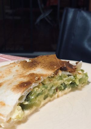 Una foto de Tarta saludable de zapallitos verdes