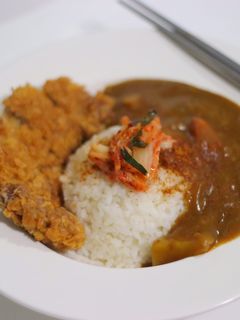 รูปของ ข้าวแกงกะหรี่หมูทอด