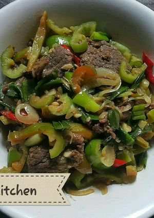 Foto resep Daging Sapi Cah Cabe Dieng