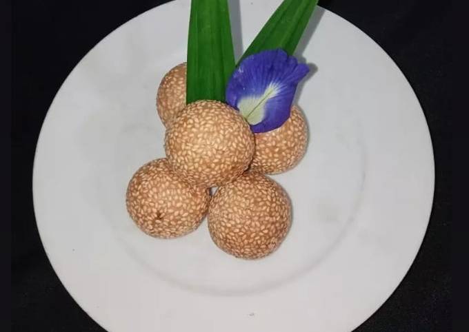 Cara Gampang Membuat Onde-onde kacang ijo kupas, Sempurna