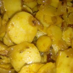 A picture of Arbi ki sabzi.