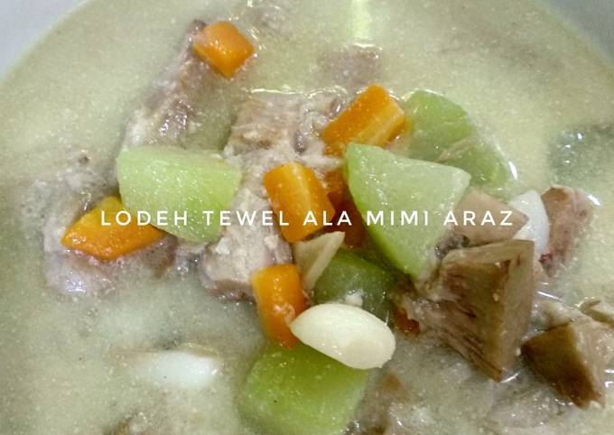 Lodeh Tewel Labu Wortel