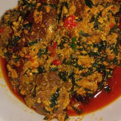 A picture of Egusi soup.